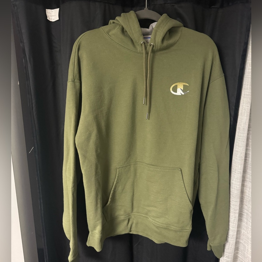 Champion Men’s Army Green Hoodie Size XL